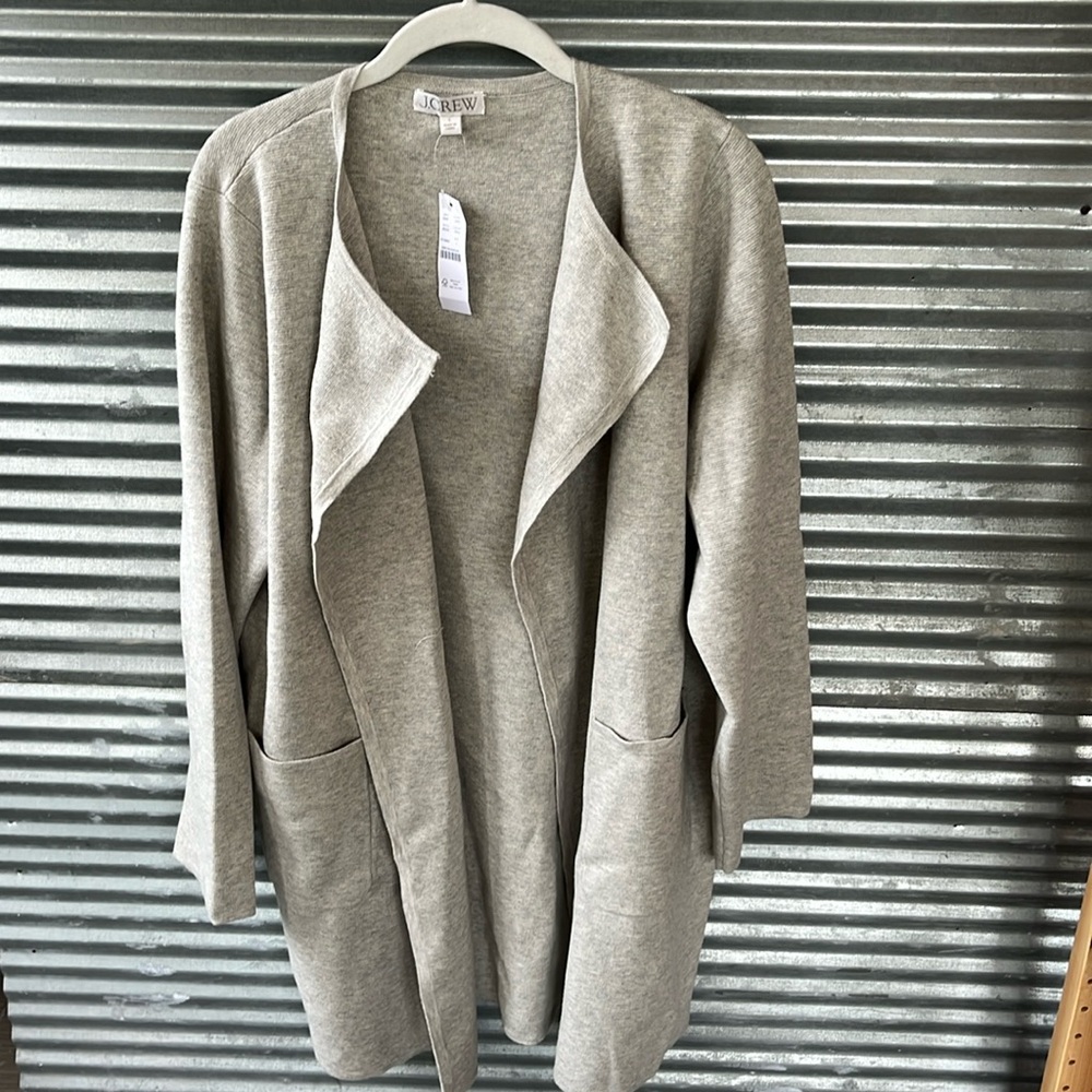 Brand New J.Crew Women’s Sweater Jacket – Size L (Oversized Fit)
